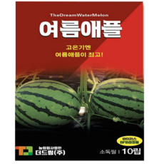 애플수박씨앗 여름애플수박 종자 고온기전용 10립