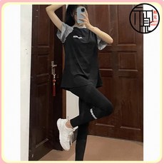 夏季健身套裝大碼運動胖MM女瑜伽戶外速幹衣專業跑步晨跑寬鬆短袖