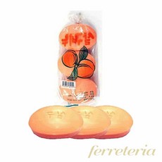 옥이드림 일반 비누 3P 살구 클렌징비누 단단한비누 비누세트