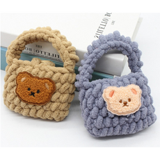 [라미니팅] 코바늘DIY 벨벳인형, 핑크, 1개