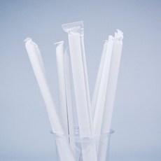 原廠包裝牛皮紙吸管 獨立包裝 12 x 250 mm, 1個, 250入