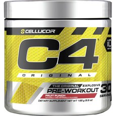 CELLUCOR C4 Original運動前補充粉 水果潘趣酒口味, 195g, 1罐