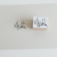 Yohaku 槲寄生 S026 木製橡皮印章, 1個