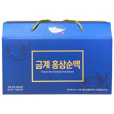 [삼우리]금계홍삼순액 6년근 홍삼100%(홍삼근90% 홍미삼10%)80ml*30팩, 2.4L, 1개