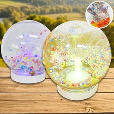 정전기놀이 키트 겨울 크리스마스 미술활동 노인 과학 중학생 광섬유LED diy, 할로윈(P0000CIF)