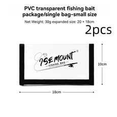소프트 루어 보관 파우치 야외 휴대용 분리형 미끼 정리함 다기능 방수 낚시 장비 액세서리 가방, 01 2Pcs White-S