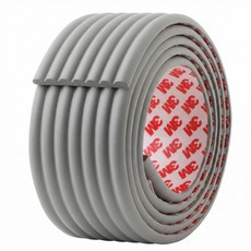 리브리움 NRB 모서리보호대 W형 2m 접착테이프 일체형, 코너가드 W형 그레이