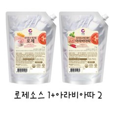 청정원 로제 스파게티 소스 토마토 아라비아따 2kg 업소용 대용량 빠른배송, 3개