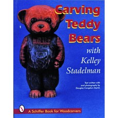 (영문도서) Carving Teddy Bears: With Kelley Stadelman Paperback, Schiffer Craft, English, 9780887408908