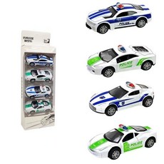 迷你合金模型車玩具套裝 仿真警車兒童益智玩具, 編號13, 1個