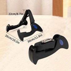 접이식 프레임 기타 스탠드 크기의 어쿠스틱 일렉트릭 탁월한 미끄럼 방지 안정성 휴대용, 1개