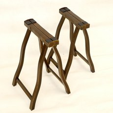 원목 가야금 A자형 지지대 스탠드 프레임 2pcs 거치대 휴대용, Nanmu칼라(우드소재)