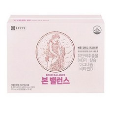 종근당건강 본밸런스 MBP 마그네슘 골다공증 해조칼슘 비타민D 갱년기, 1박스