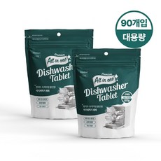민티드 프리미엄 올인원 식기세척기 세제, 2개, 360g