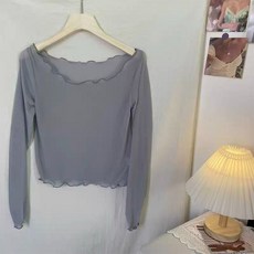 WG 발레워머 상의 커버업 메쉬 성인발레복