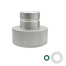 듀오 테라 아트 TR2 소다 머신과 호환되는 CO2 어댑터 워터 아탄산기 금속 소재, Silver, 13AC1501656_WGY