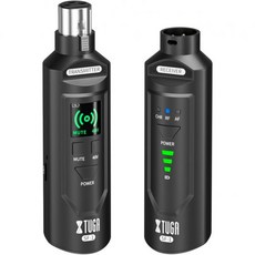 XTUGA 업데이트된 SF-1 무선 XLR 송수신기 2.4G 마이크 송수신기 48V 팬텀 파워 충전식 마이크 어댑터(다이내믹/콘덴서 마이크, XTUGA 업데이트된 SF-1 무선 XLR 송수신기,