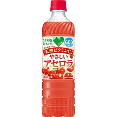 GREEN DA KA RA(그린다카라) 산토리 부드러운 아세로라 (냉동 겸용) (열사병 대비) 과즙 600ml × 24병