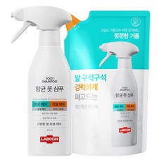 랩신 항균 풋샴푸 각질케어 410ml + 리필 400ml, 1개, 1세트