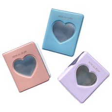 오마이남친 3종 포카바인더 콜렉트북, 03. 하트 파스텔 바인더 3개 세트