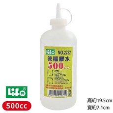LIFE 徠福 NO.2232 補充膠水 500cc, 1個, 一瓶入 | LIFE 徠福NO.2232