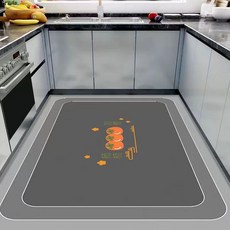 DFMEI 廚房地墊，硅藻泥吸水防滑地毯