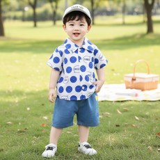 몽실이 스마일 반팔남방상하복