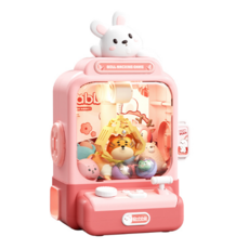 Pawjoy 인형뽑기 캡슐토이장난감, 핑크색, 23CM, 1개