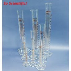 SAMDUK 유리 메스실린더 5ml 부터 300 500 1L 2리터, 250ml