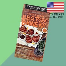 어반 액센트 스위트 스모키 바베큐 포크 브라인 키트 7온스 198g Urban Accents Sweet Smoky BBQ Pork Brine Kit 7oz, 어반 액센트 스위트 스모키 바베큐 포크 브라인 키트 7, 1