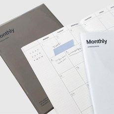A5 월별계획 만년 플래너 공부플래너 스케줄러 학용품, 02 블랙