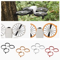 DJI FLIP 無人機 螺旋槳防撞圈 槳葉保護罩 全包圍防撞圈保護套, 1個, FLIP 防撞圈 黑(S64)