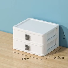 학생 이중 또는 3 레이어 창의적인 책상 정리함 문구류 홀더 투명 서랍 보관함 포함 다중 구획, 04 06