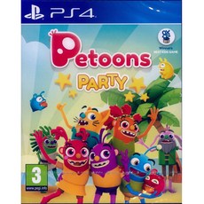 PS4 卡通寵物派對 英文歐版 Petoons Party(現貨全新), 全新已拆 僅拆封將光碟放好