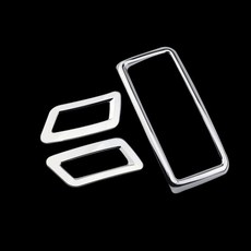 ABS 자동차 전면 후면 에어컨 AC 콘센트 환기 스티커 커버 트림 닛산 X-트레일 Xtrail T32 2014 - 2021 액