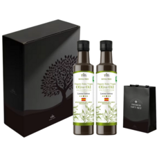 로얄트리 유기농 스페인 최상급 피쿠알 엑스트라버진 올리브오일 250ml 2병 선물세트, 1세트