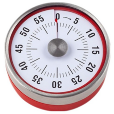 알파 자석 주방 타이머, 1개, RED MIX