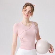 瑜伽服上衣固定杯帶胸墊