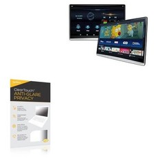 BoxWave 화면 보호필름 Kaskawise 133인치 차량 헤드레스트 비디오 플레이어 호환 투명터치 반사 방지 프라이버시 2개 세트 유연한 필름, BoxWave 화면 보호필름 Kaskawise 133인