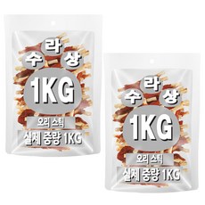 아이핏코리아 강아지 수라상, 1kg, 2개, 오리스틱 1kg, 2개, 오리스틱