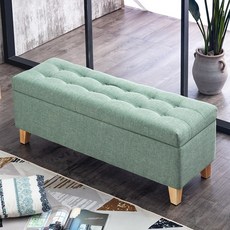 수납 벤치 신발가게 수납벤치 대기용 의자 장의자 겸용, 길이 80x폭 40, 틸그린