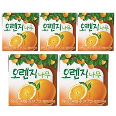 서울우유 오렌지나무 주스, 150ml, 5개