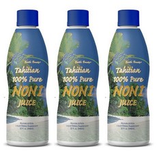 Earth's Bounty 타히티 100% 퓨어 노니 주스, 3개, 946ml