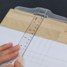 플라스틱 T자 30cm 플라스틱자 T형자 측정자