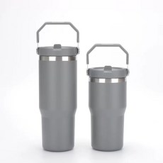 스탠리텀블러뚜껑 아이스플로우 iceflow 교체뚜껑 887 30oz 리필뚜껑 손잡이, K. 회색, A. 600ml, 1개