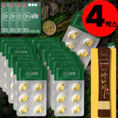 [위니] 솔잎 농축액 증류 추출물 송침유 적송유 비타민E효능 솔잎유 파인오일 솔잎기름+증정품, 4박스, 30정