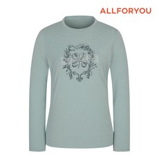 [올포유]여성 원포인트 긴팔 티셔츠 ALQTM7231-830