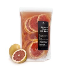 새청달청 수제 슬라이스 자몽청 자몽즙 카페 재료 대용량 납품 자몽 아이스티, 2kg, 1개, 1개입, 2kg