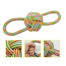 양손잡이공 터그놀이 토이 1p (약28cm) 애견치석제거, 1개