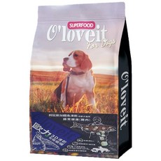 O'loveit 3D凍乾全齡犬寵糧-鱈魚凍乾粒 (腸胃健康), 雞, 1個, 2kg